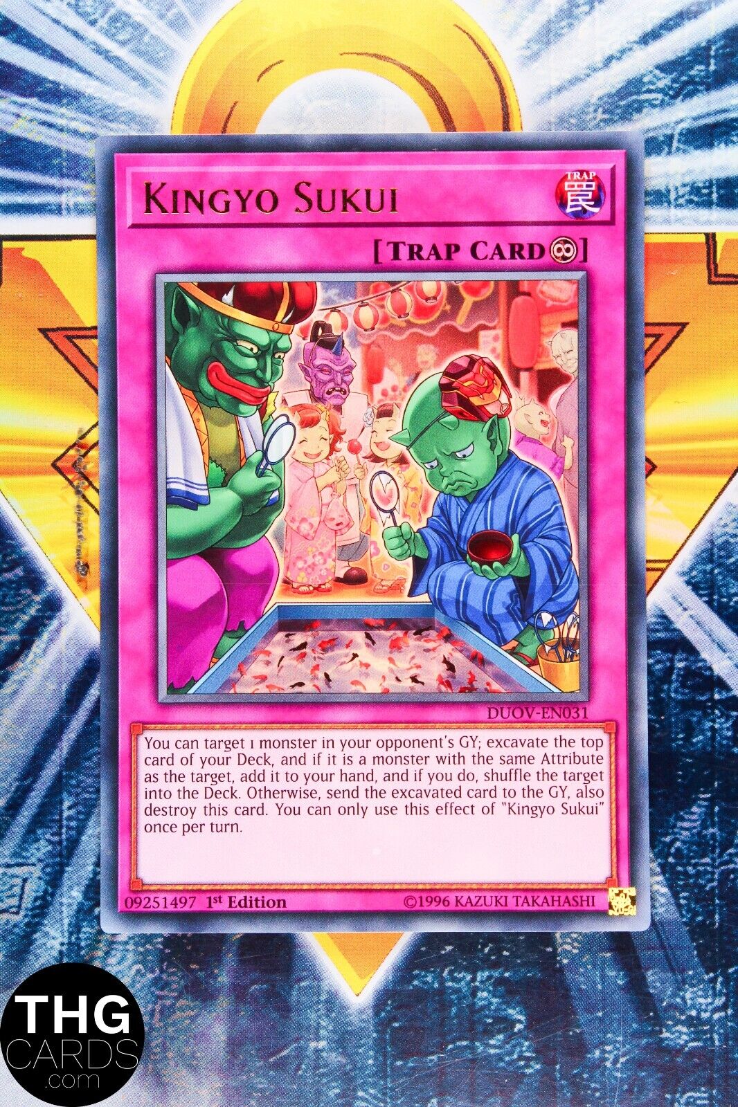 Kingyo Sukui DUOV-EN031 1st Edition Ultra Rare Yugioh Card