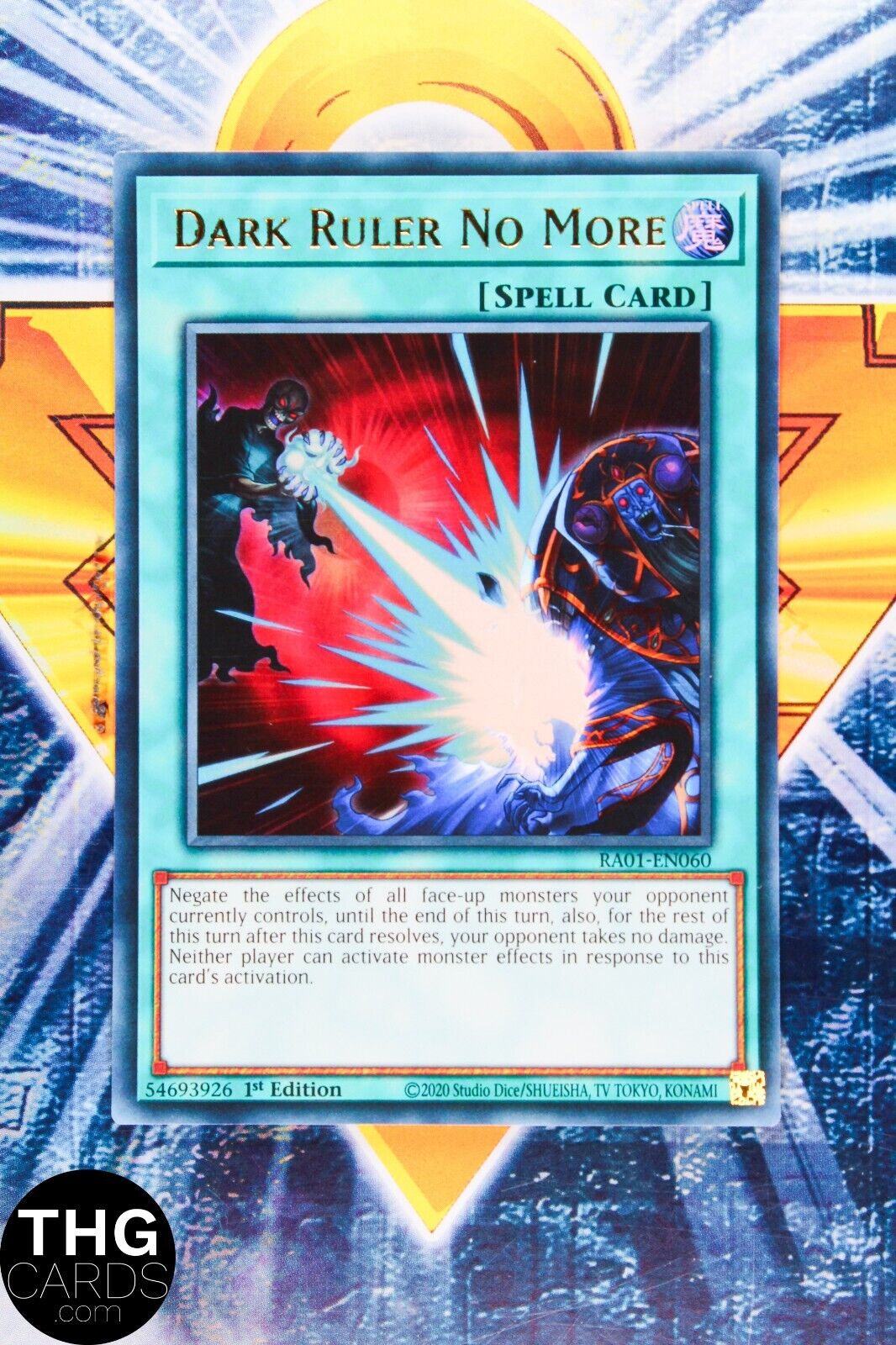 Dark Ruler No More RA01-EN060 1st Edition Ultra Rare Yugioh Card