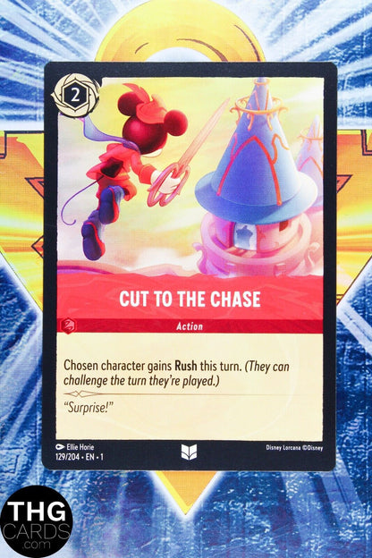 Cut to the Chase 129/204 Non Foil Uncommon Lorcana First Chapter Card