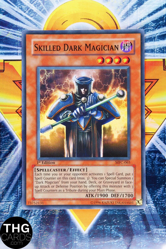 Skilled Dark Magician MFC-065 1st Edition Super Rare Yugioh Card 2
