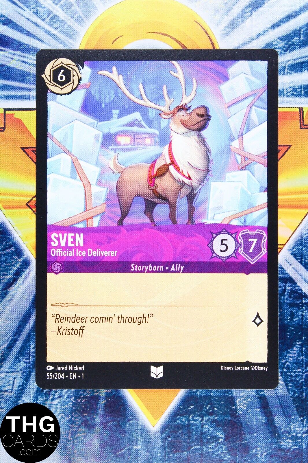 Sven, Official Ice Deliverer 55/204 Non Foil Uncommon Lorcana First Chapter Card