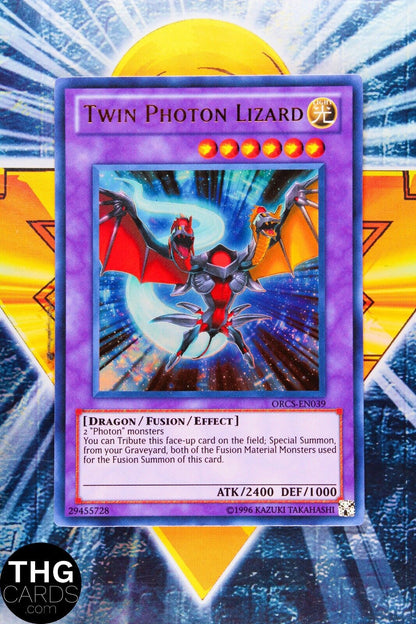 Twin Photon Lizard ORCS-EN039 Ultra Rare Yugioh Card