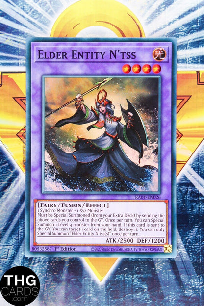 Elder Entity N'tss RA01-EN026 1st Edition Super Rare Yugioh Card