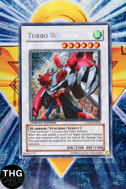 Turbo Warrior CT05-EN004 Secret Rare Yugioh Card