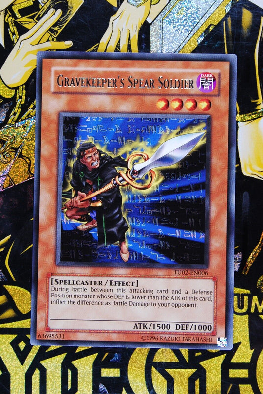 Gravekeepers Spear Soldier TU02-EN006 Rare Yugioh Card