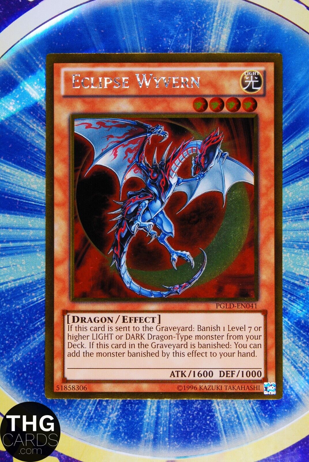 Eclipse Wyvern PGLD-EN041 Gold Ultra Rare Yugioh Card