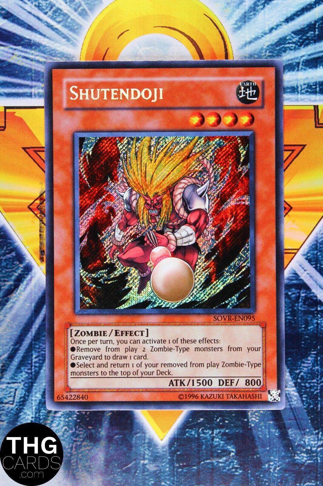 Shutendoji SOVR-EN095 Secret Rare Yugioh Card