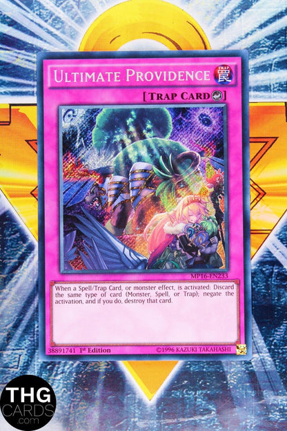 Ultimate Providence MP16-EN233 1st Edition Secret Rare Yugioh Card