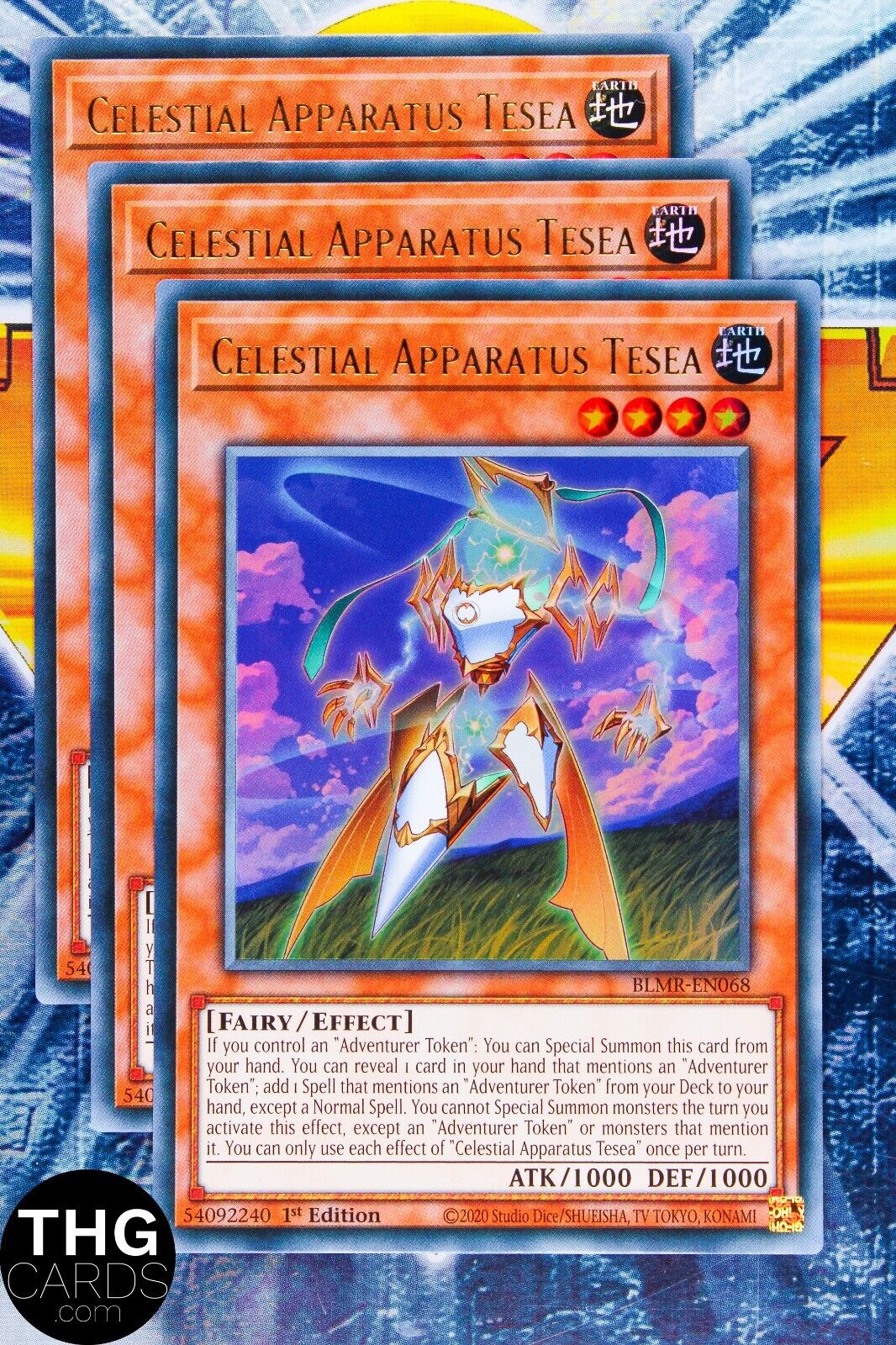 Celestial Apparatus Tesea BLMR-EN068 Ultra Rare Yugioh Card Playset