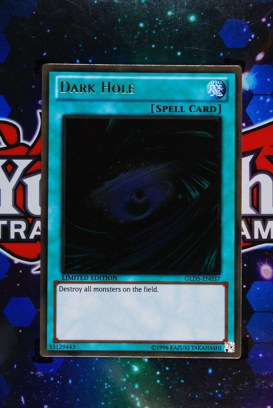 Dark Hole GLD5-EN037 Gold Ultra Rare Yugioh Card