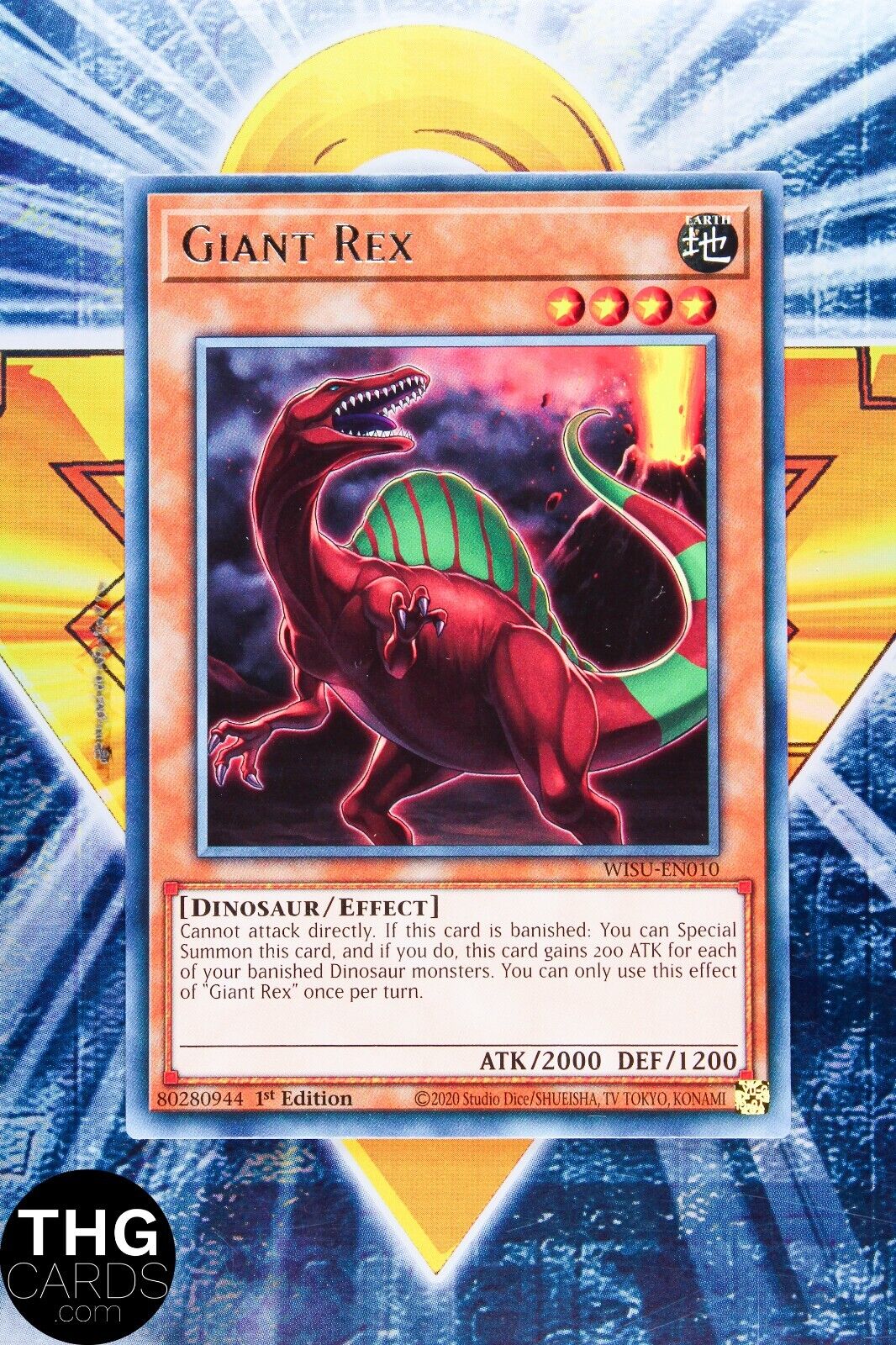 Giant Rex WISU-EN010 1st Edition Rare Yugioh Card Playset