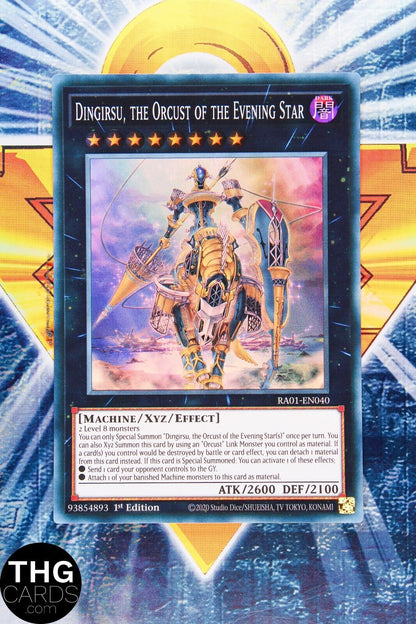 Dingirsu, The Orcust Of The Evening Star RA01-EN040 Super Rare Yugioh Playset