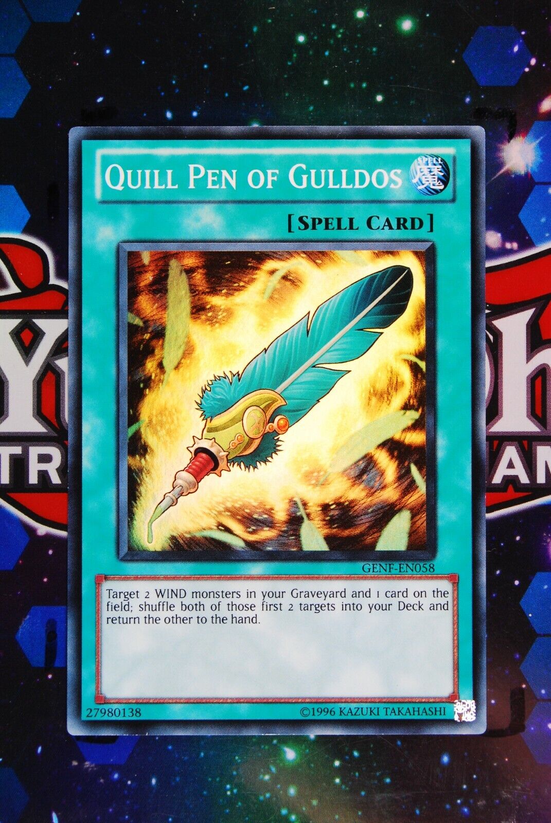 Quill Pen of Gulldos GENF-EN058 Super Rare Yugioh Cards