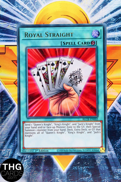 Royal Straight BLCR-EN002 1st Ultra Rare Yugioh Card Playset