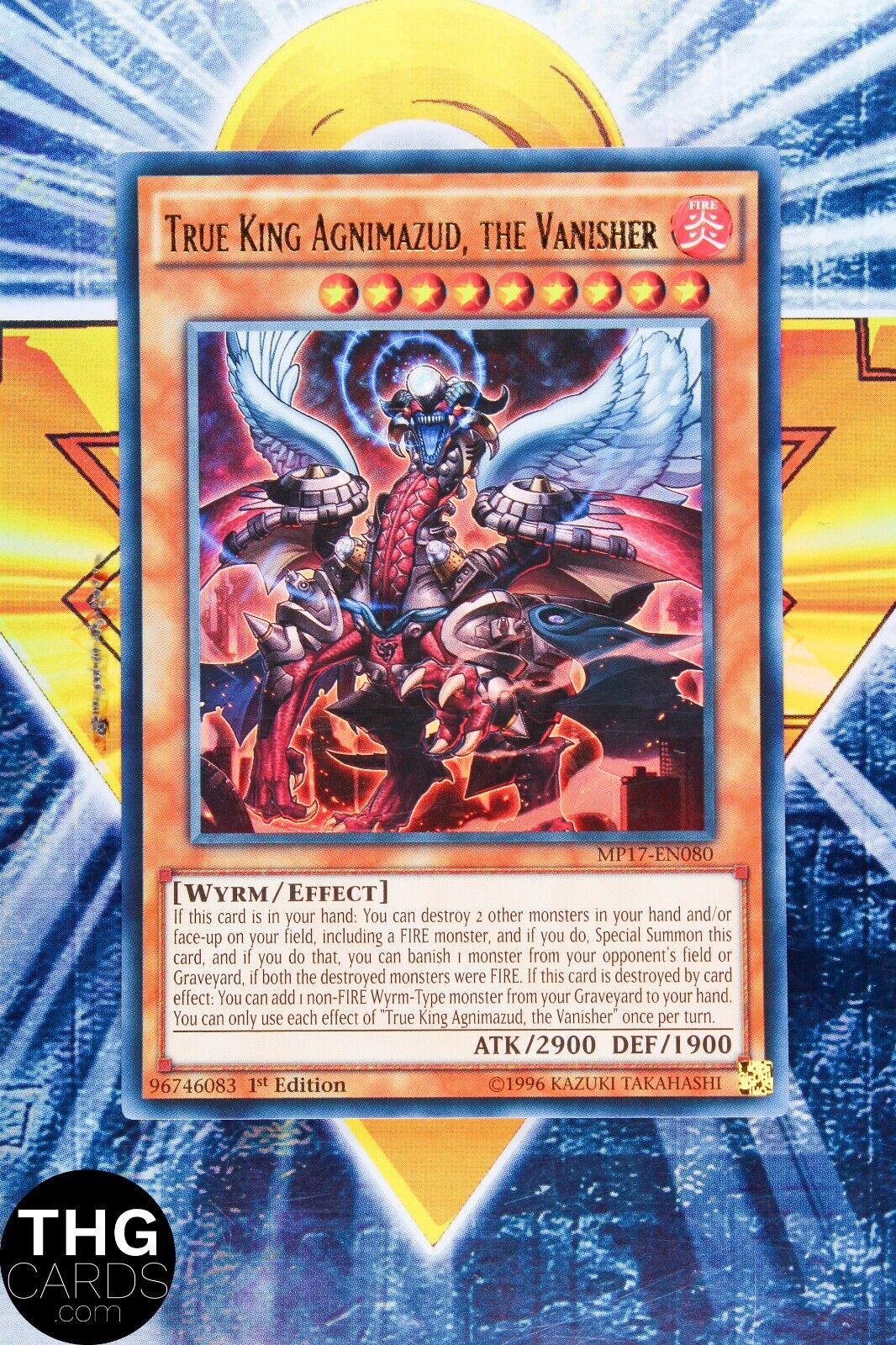 True King Angimazud, The Vanisher MP17-EN080 1st Edition Ultra Rare Yugioh Card