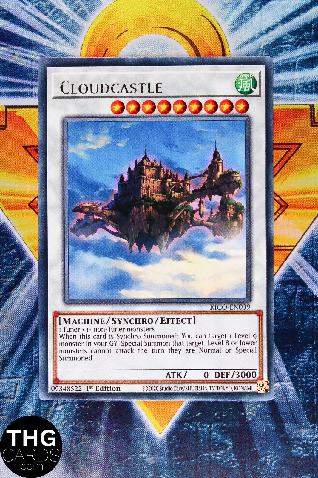 Cloudcastle KICO-EN039 1st Edition Rare Yugioh Card Playset