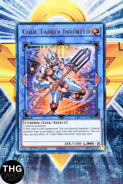 Code Talker Inverted RA01-EN045 1st Ed Ultra Rare Yugioh Card