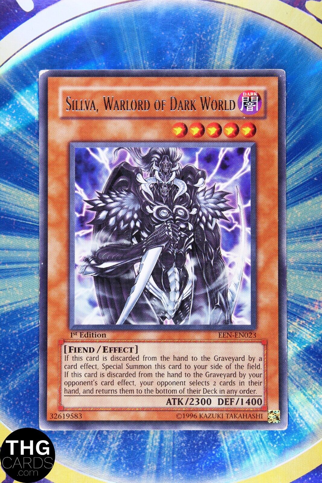 Sillva, Warlord of Dark World EEN-EN023 1st Edition Rare Yugioh Card