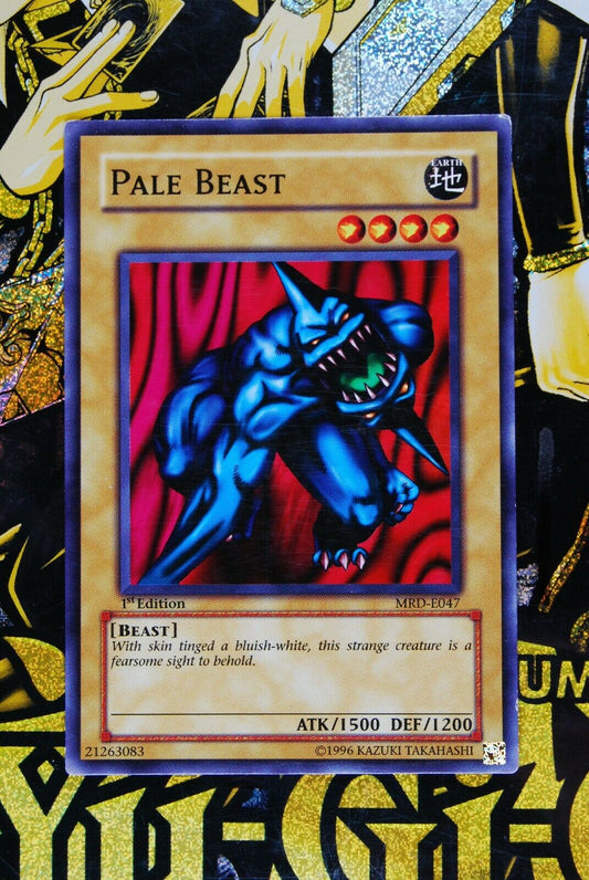 Pale Beast MRD-E047 1st Edition Common Yugioh Card Metal Raiders