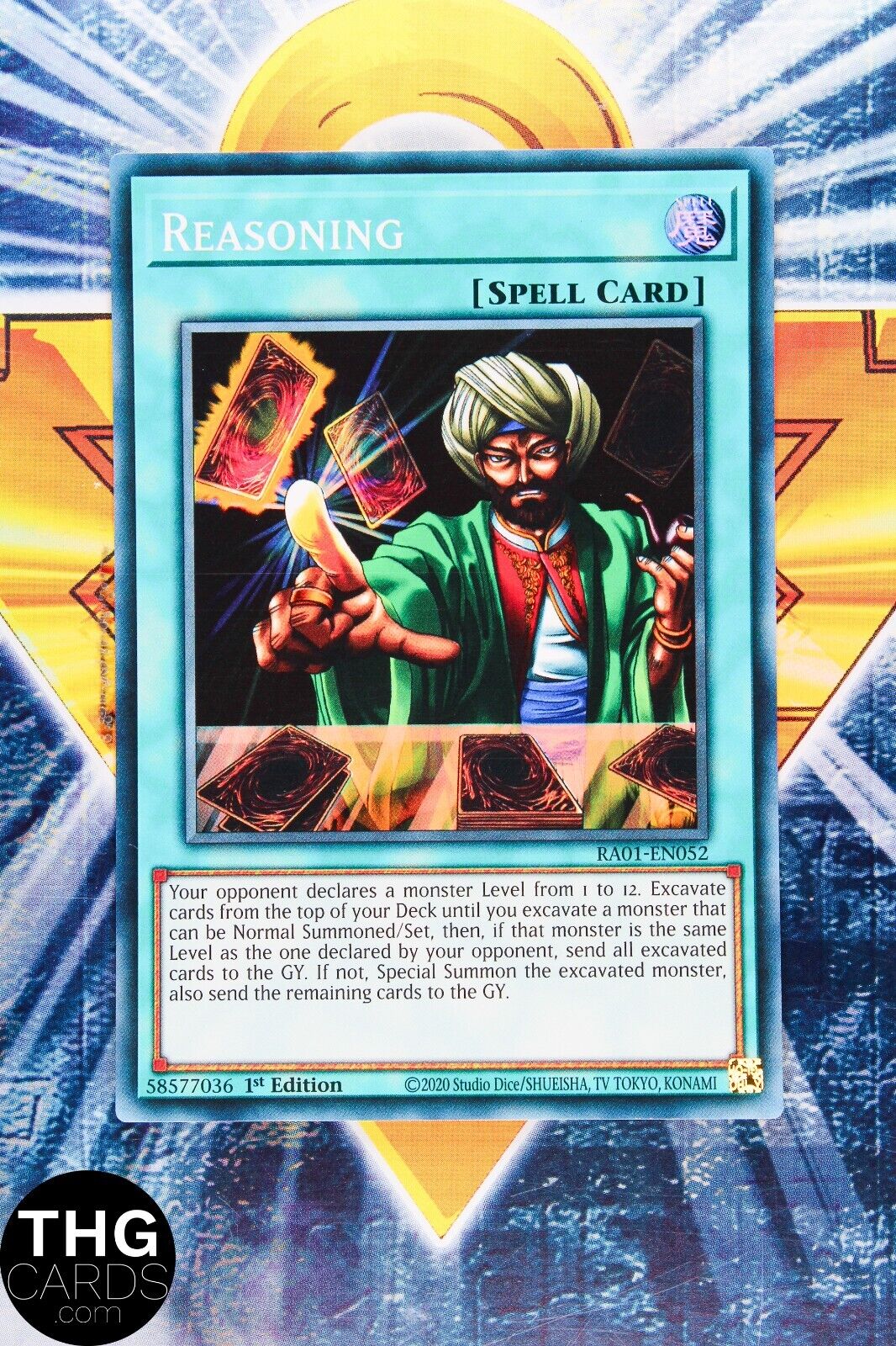 Reasoning RA01-EN052 1st Ed Super Rare Yugioh Card Playset