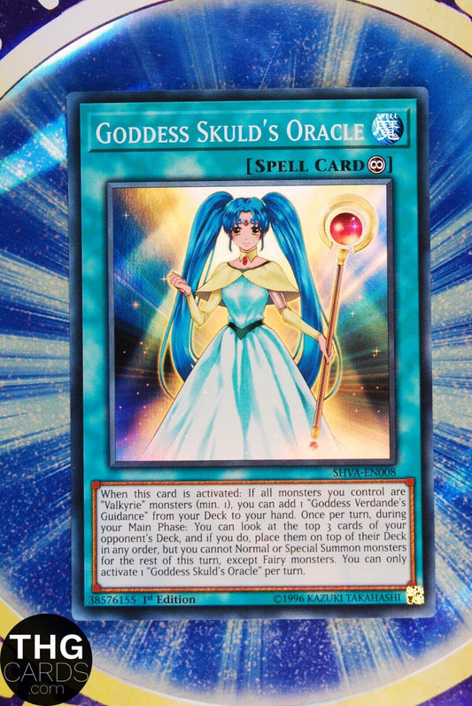 Goddess Skuld's Oracle SHVA-EN008 1st Edition Super Rare Yugioh Card