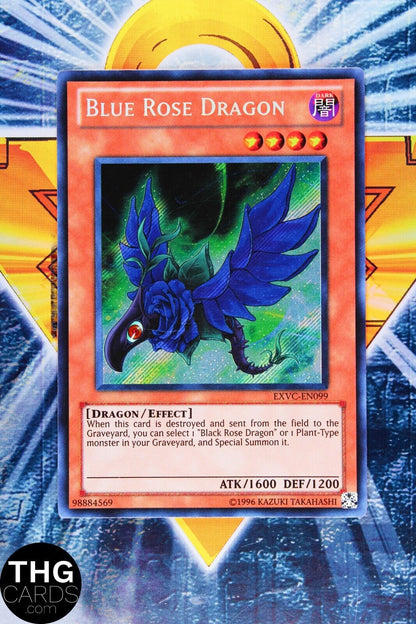 Blue Rose Dragon EXVC-EN099 Secret Rare Yugioh Card