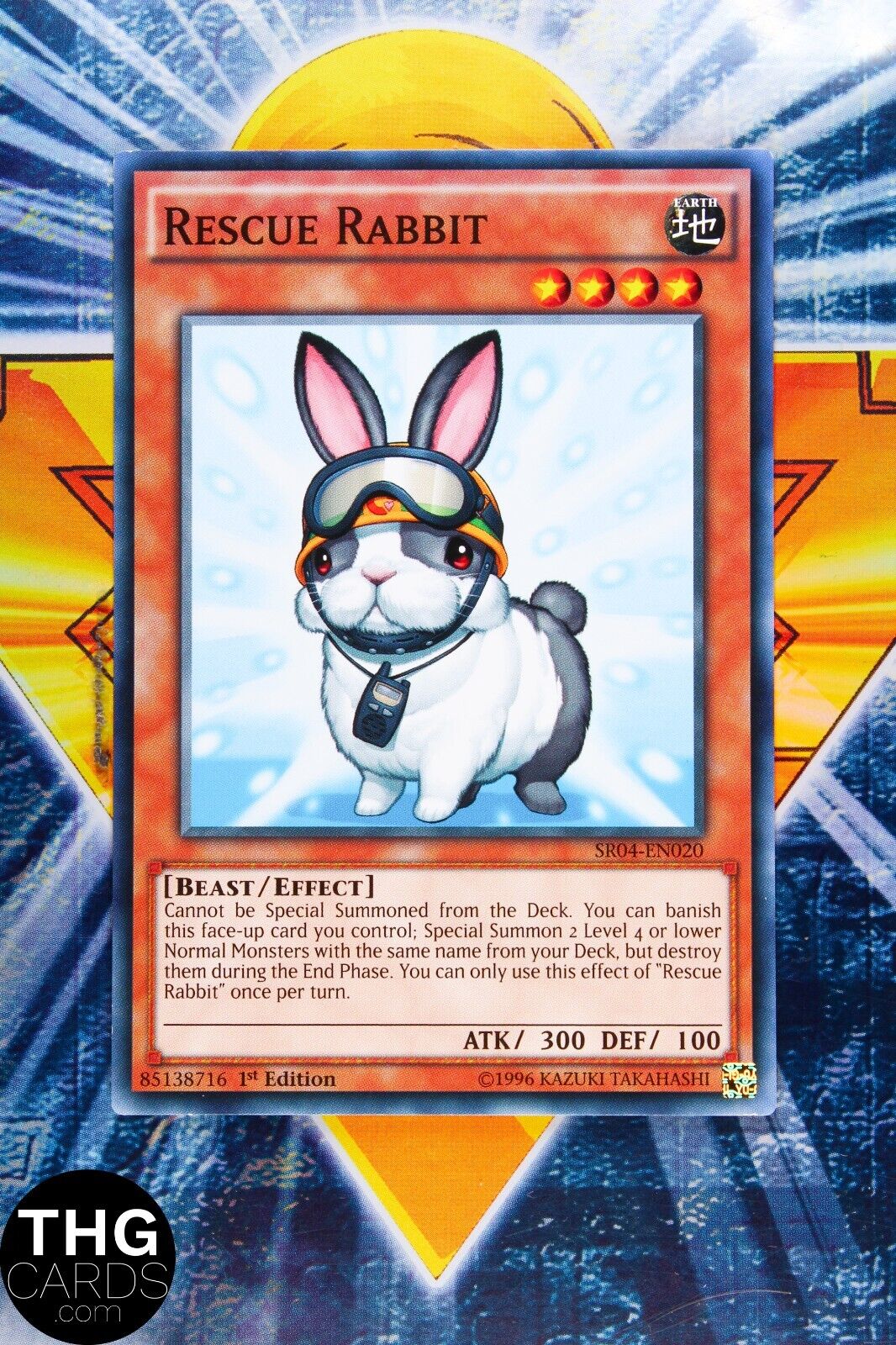 Rescue Rabbit SR04-EN020 1st Edition Common Yugioh Card