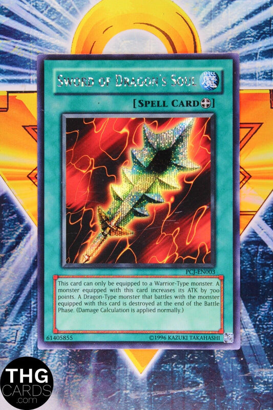 Sword of Dragon's Soul PCJ-EN003 Prismatic Secret Rare Yugioh Card