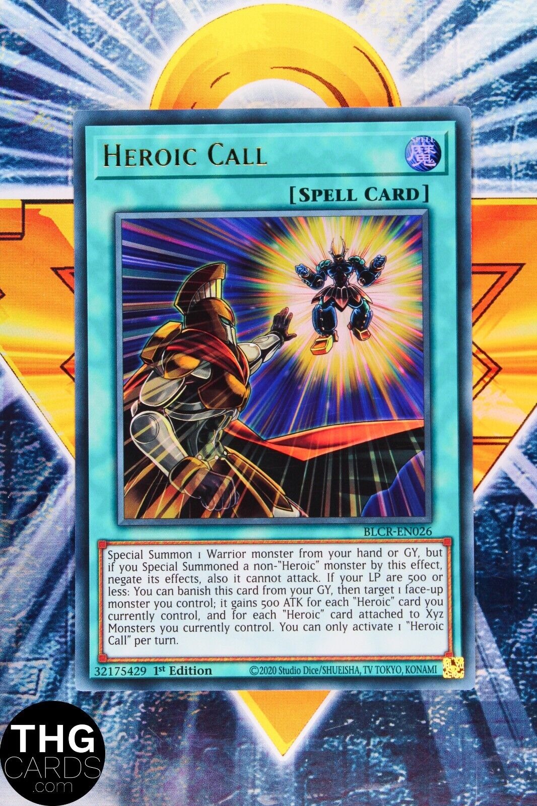 Heroic Call BLCR-EN026 1st Ultra Rare Yugioh Card Playset