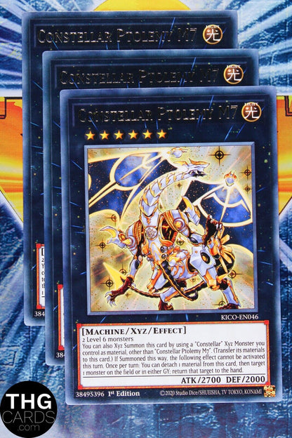 Constellar Ptolemy M7 KICO-EN046 1st Edition Rare Yugioh Card Playset