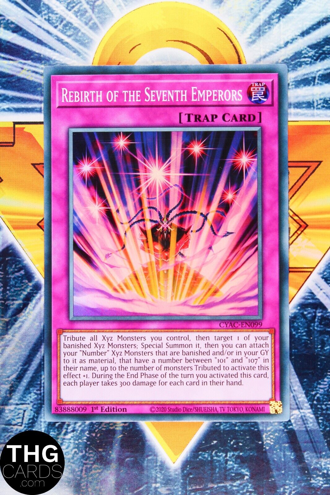 Rebirth of the Seventh Emperors CYAC-EN099 1st Ed Super Rare Yugioh Card