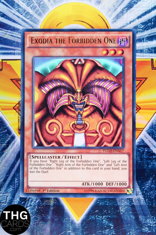 Exodia The Forbidden One YGLD-ENA17 1st Edition Ultra Rare Yugioh Card