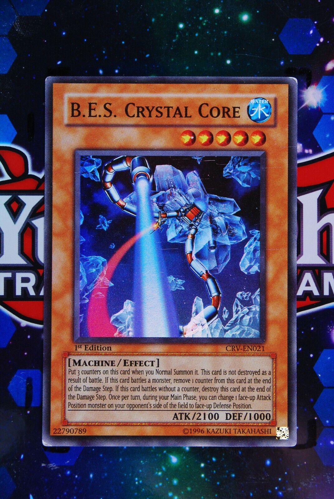 B.E.S. Crystal Core CRV-EN021 1st Edition Super Rare Yugioh Card