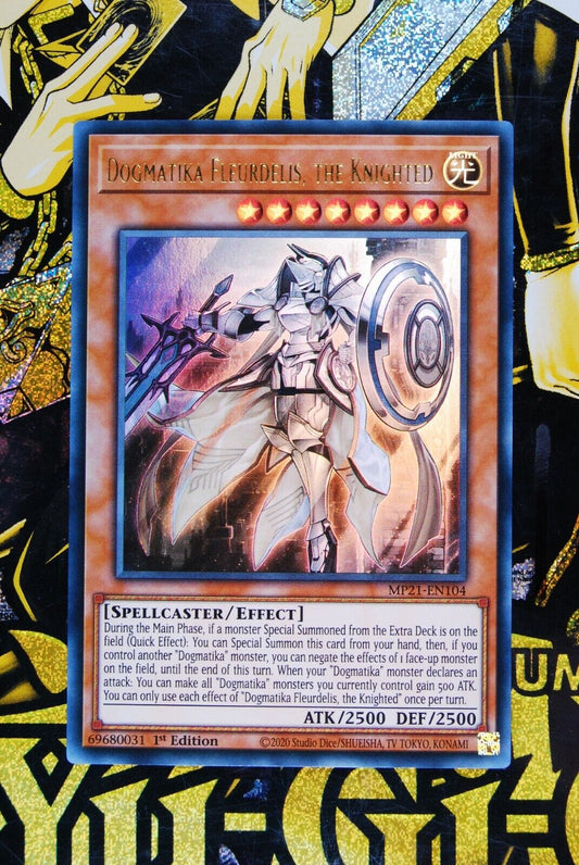 Dogmatika Fleurdelis, The Knighted MP21-EN104 1st Edition Ultra Rare Yugioh Card