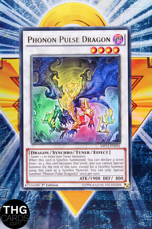 Phonon Pulse Dragon MP15-EN031 1st Edition Rare Yugioh Card