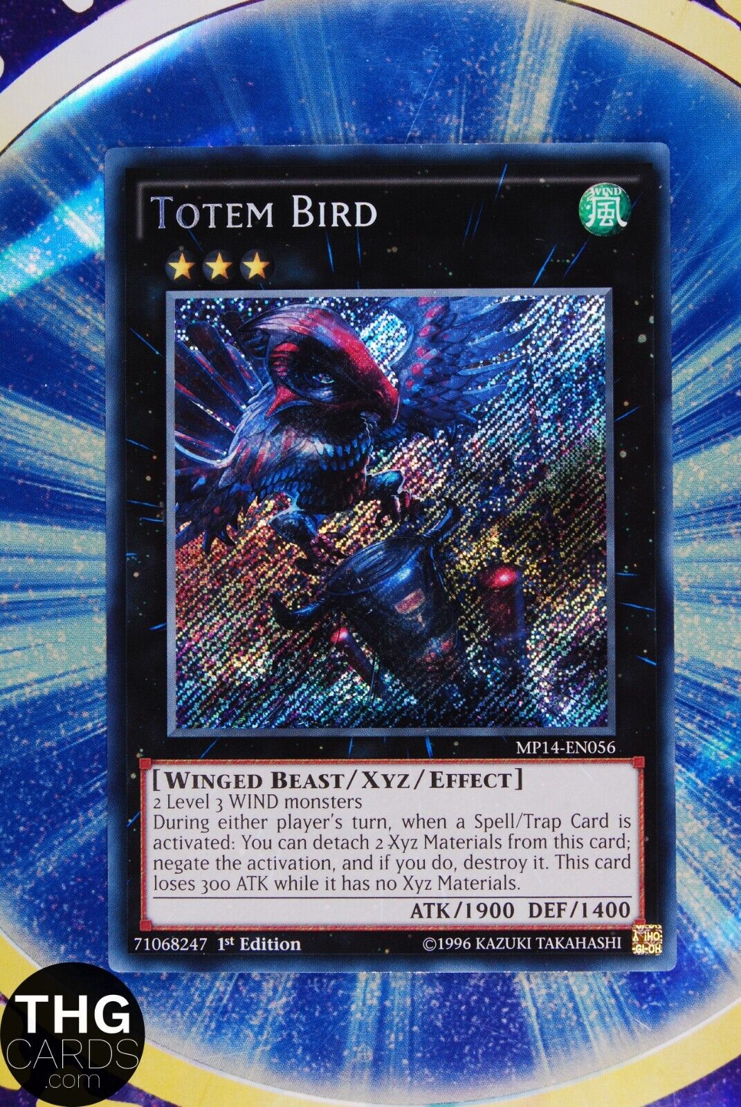 Totem Bird MP14-EN056 1st Edition Secret Rare Yugioh Card