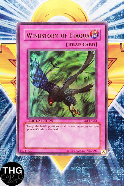 Windstorm of Etaqua SOI-ENSE3 Limited Edition Ultra Rare Yugioh Card 2