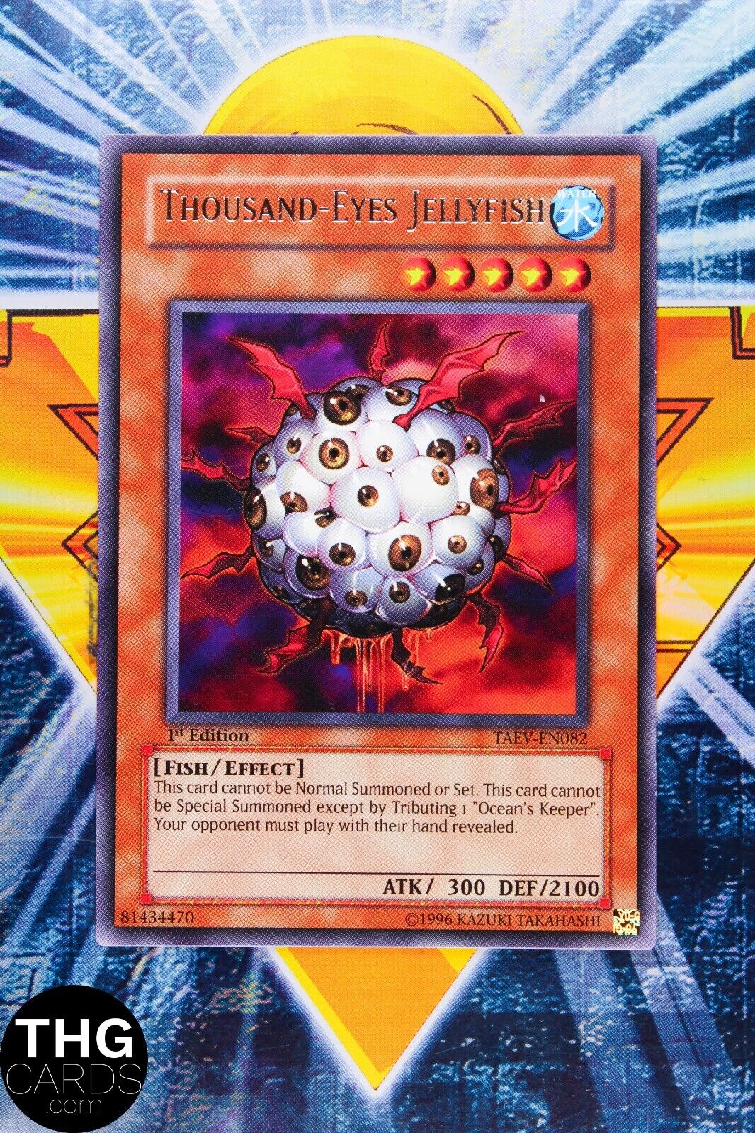 Thousand-Eyes Jellyfish TAEV-EN082 1st Edition Rare Yugioh Card