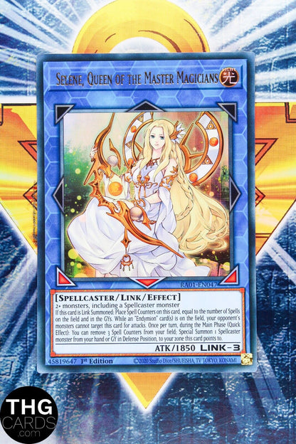 Selene, Queen of the Master Magicians RA01-EN047 1st Ed Ultra Rare Yugioh Card