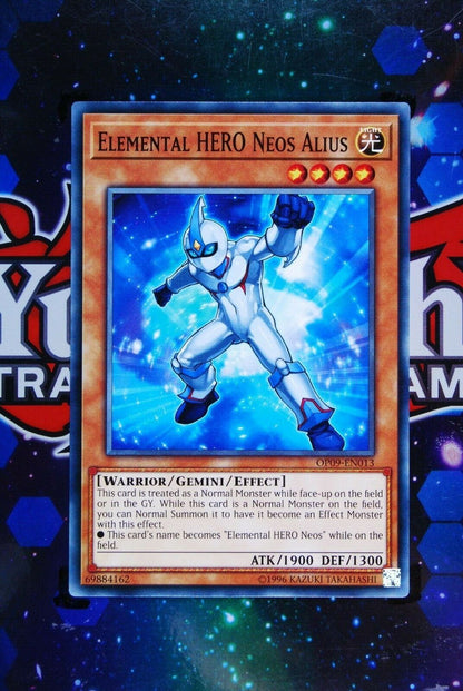 3x Elemental Hero Neos Alius OP09-EN013 Common Yugioh Card OTS Pack Playset