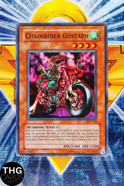 Chaosrider Gustaph IOC-018 Super Rare Yugioh Card
