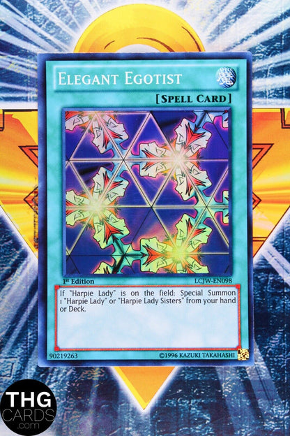 Elegant Egotist LCJW-EN098 1st Edition Super Rare Yugioh Card