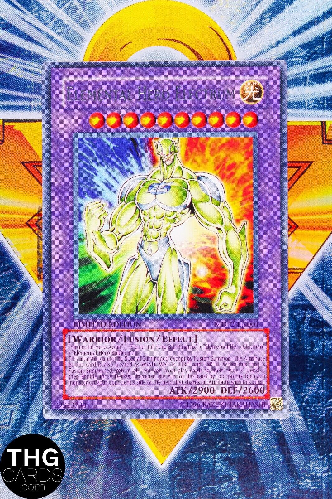 Elemental Hero Electrum MDP2-EN001 Rare Yugioh Card