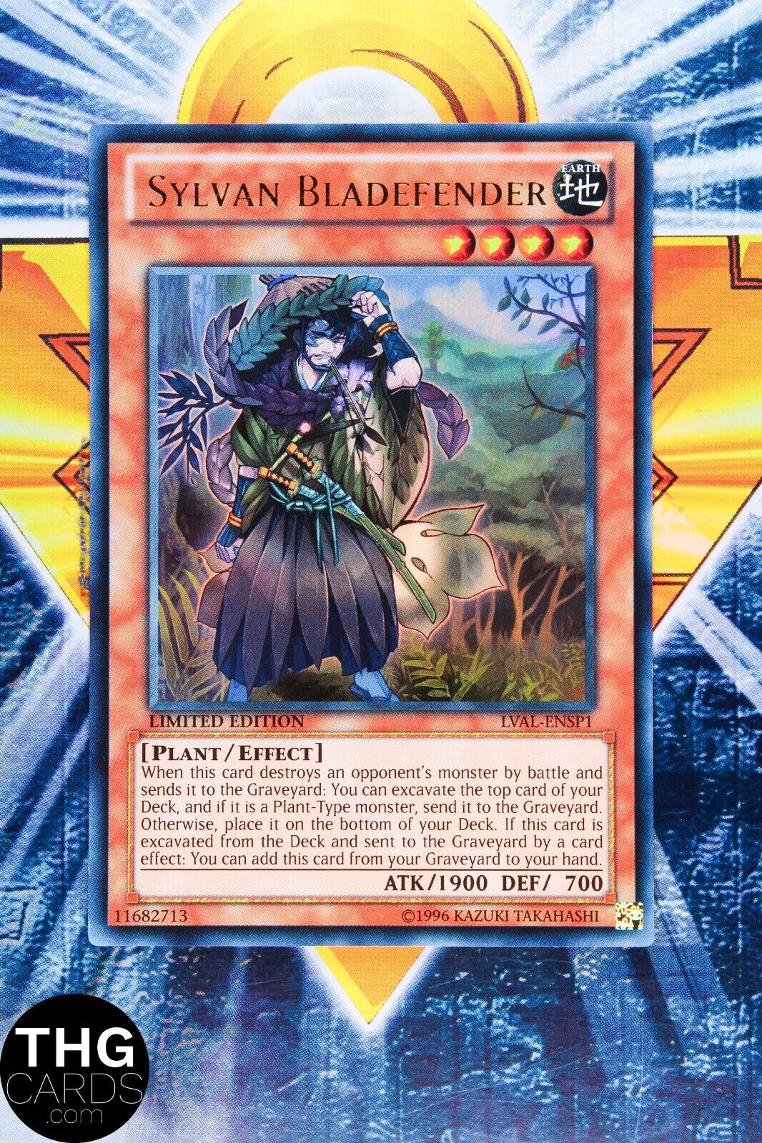 Sylvan Bladefender LVAL-ENSP1 Limited Edition Ultra Rare Yugioh Card