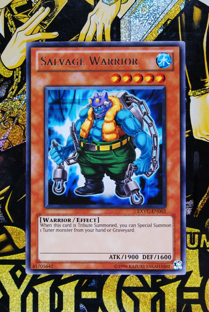 Salvage Warrior EXVC-EN003 Rare Yugioh Card