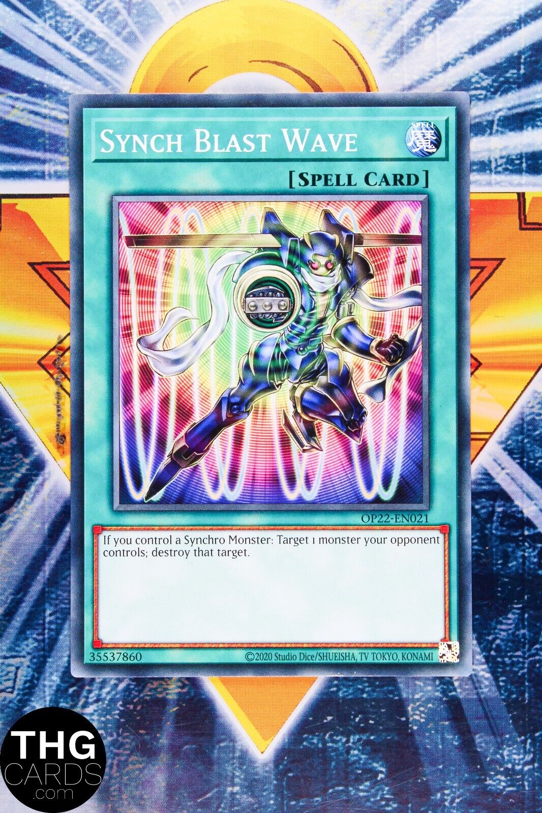 Synchro Blast Wave OP22-EN021 Common Yugioh Card