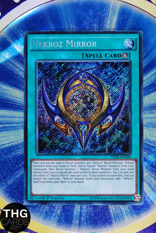 Nekroz Mirror THSF-EN020 1st Edition Secret Rare Yugioh Card