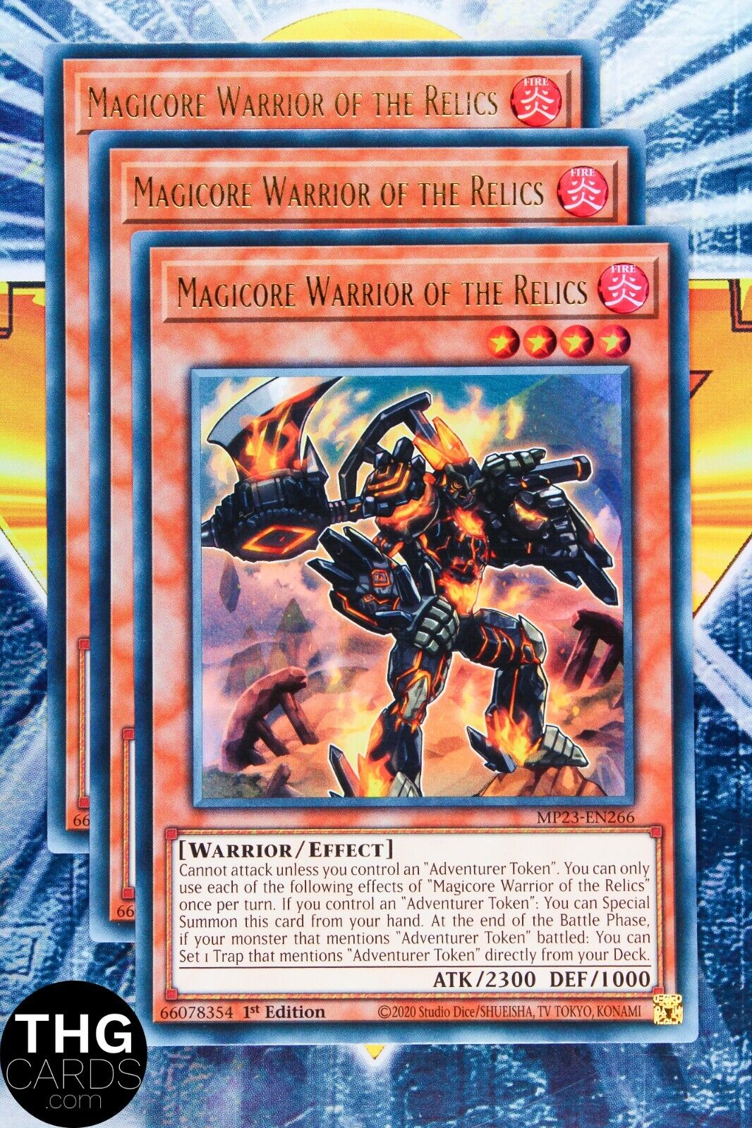 Magicore Warrior of the Relics MP23-EN266 1st Ultra Rare Yugioh Card Playset