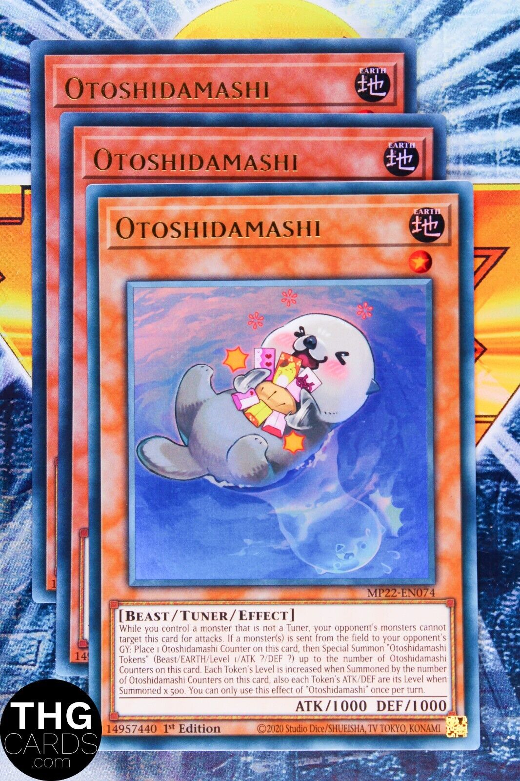 Otoshidamashi MP22-EN074 1st Edition Ultra Rare Yugioh Card Playset