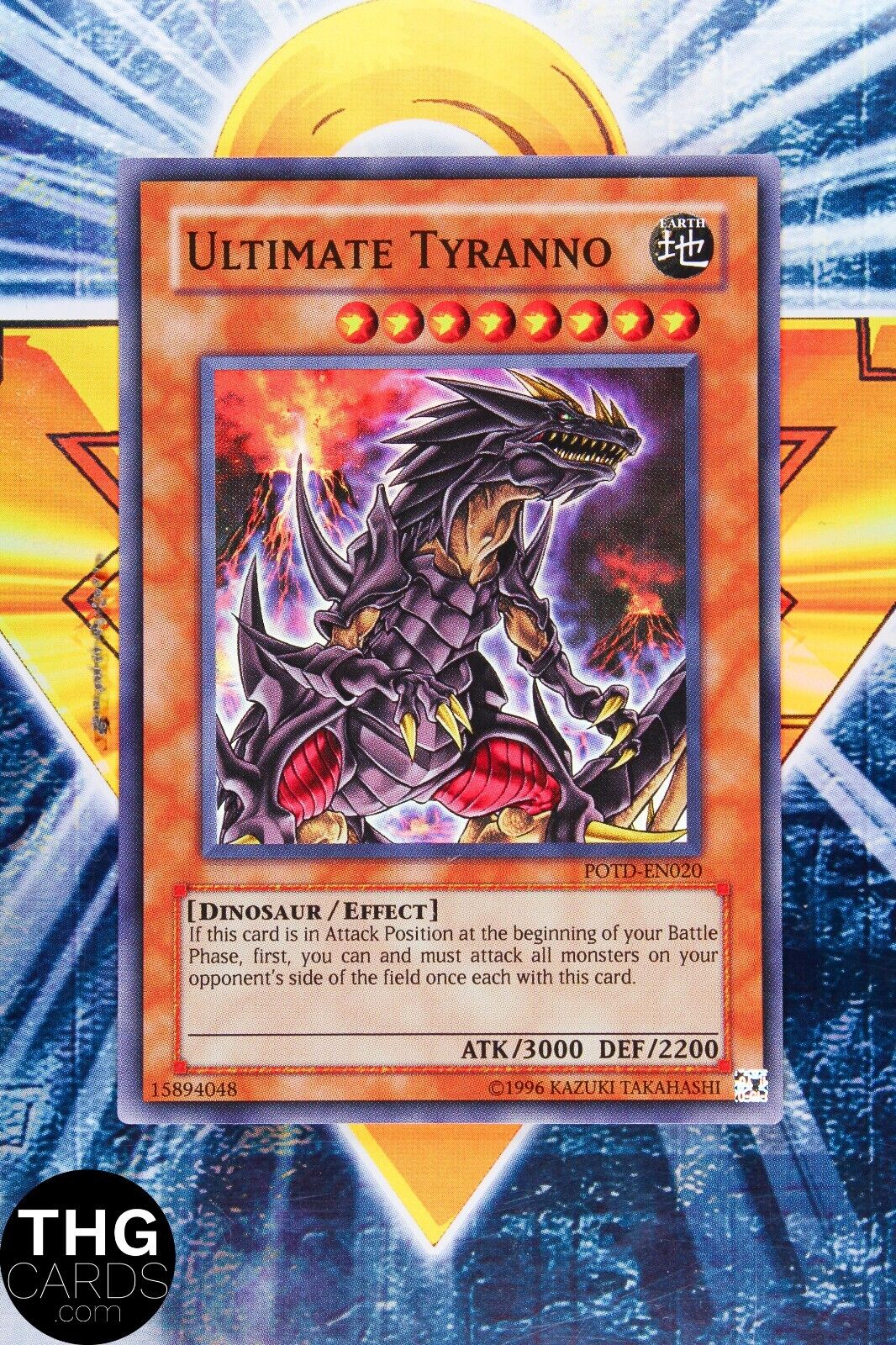 Ultimate Tyranno POTD-EN020 1st Edition Super Rare Yugioh Card